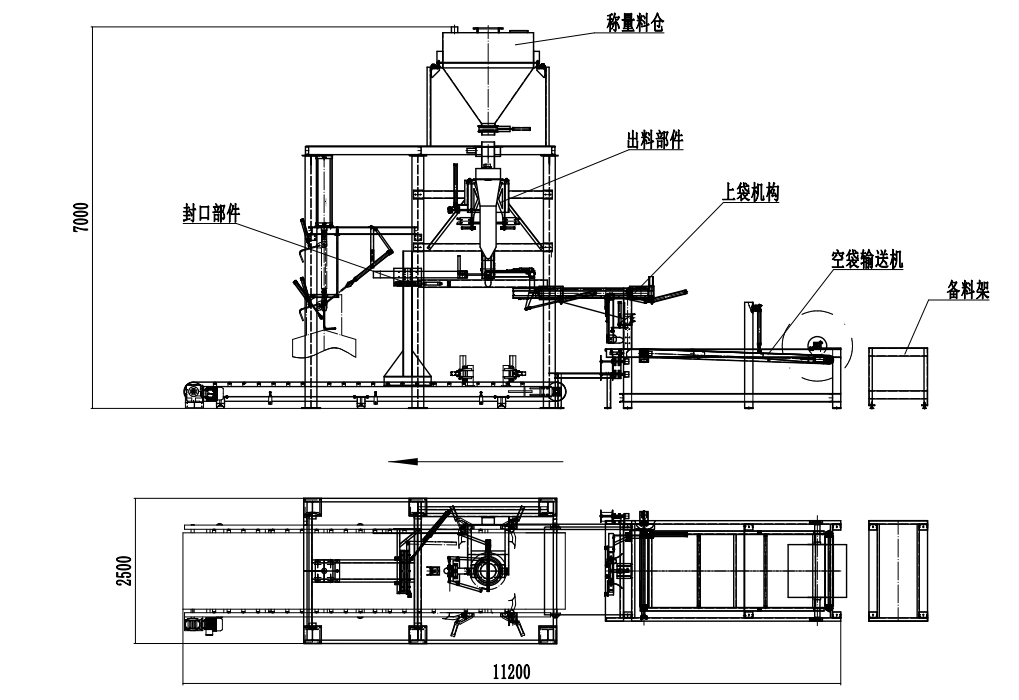 全自動噸袋包裝秤，全自動噸袋包裝機，全自動大袋包裝秤